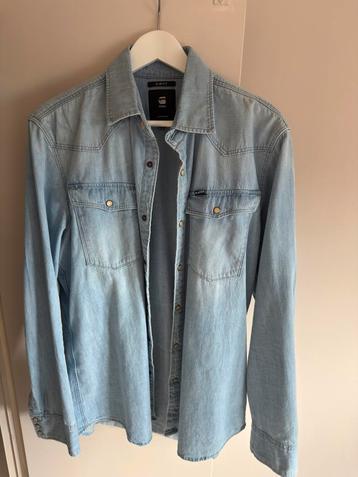 G-Star Denim Shirt Maat L - Zo Goed Als Nieuw! beschikbaar voor biedingen
