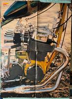 Super poster Honda 750 chopper 90 PK, Verzamelen, Automerken, Motoren en Formule 1, Verzenden, Zo goed als nieuw, Motoren