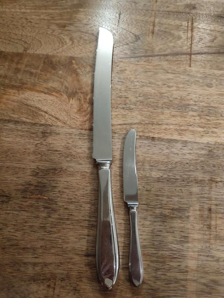 Keltum S8 Punt filet messen., Antiek en Kunst, Antiek | Bestek, Ophalen of Verzenden