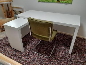 Ikea Malm bureau met uitschuifblad - afbeelding 1
