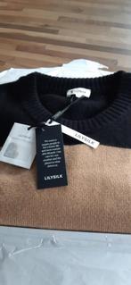 Trui gestreept 100% kasjmier bijna Nieuw!, Kleding | Dames, Truien en Vesten, Overige kleuren, Lilysilk, Maat 42/44 (L), Ophalen of Verzenden