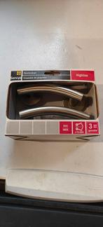 Sencys RVS deurkruk rond, Doe-het-zelf en Verbouw, Hang- en Sluitwerk, Ophalen of Verzenden, Zo goed als nieuw, Rvs, Klink of Kruk