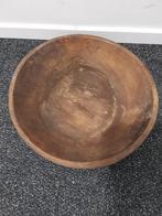 schaal, Ophalen of Verzenden, Zo goed als nieuw, Rond, Hout
