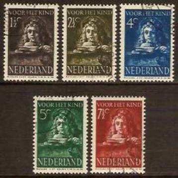  Nederland NVPH nr 397/01 gestempeld Kinderpostzegels 1941 beschikbaar voor biedingen