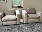 2 brede fauteuils, Huis en Inrichting, Fauteuils, Ophalen, Gebruikt, 100 tot 125 cm, 50 tot 75 cm