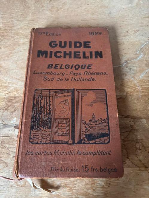 Michelin guide 1929 België, Luxemburg, rijnland zuid holland, Boeken, Reisgidsen, Zo goed als nieuw, Hotel- of Restaurantgids