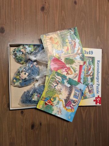 Sprookjespuzzel 3x49 stukjes - Ravensburger beschikbaar voor biedingen