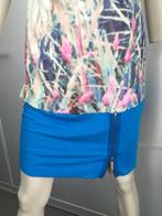 B432 Steps: zijden jurk maat S=36 jurkje blauw/wit zijde, Kleding | Dames, Jurken, Blauw, Ophalen of Verzenden, Zo goed als nieuw