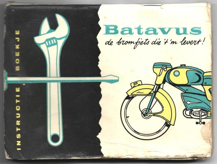 Batavus Bilonet handleiding kaart bromfiets (5122z), Fietsen en Brommers, Handleidingen en Instructieboekjes, Gebruikt, Verzenden