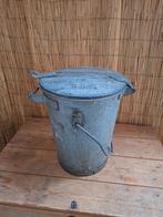 Zinken prullenbak van Sneek, Ophalen of Verzenden, Gebruikt, Minder dan 50 cm