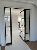Design dubbele binnen deuren, staal met glas, Doe-het-zelf en Verbouw, Nieuw, 215 cm of meer, Ophalen of Verzenden, 120 cm of meer