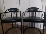 Design buisframe stoelen, Ophalen, Gebruikt, Zwart, Twee