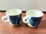 Marimekko (sääpäiväkirja) 2 koffie kop blauw 2dl, Huis en Inrichting, Keuken | Servies, Ophalen, Nieuw, Overige stijlen, Kop(pen) en/of Schotel(s)