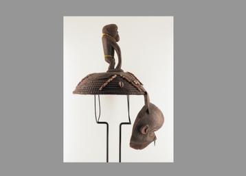 Zeldzaam en uniek  Igbo masker Nigeria (251015-04)  beschikbaar voor biedingen