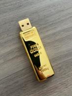 USB Stick 1,85 GB goudstaaf HBU collectirs item  zgan!, Ophalen of Verzenden, Zo goed als nieuw, 128 GB