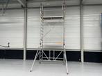 Nette gebruikte Layher aluminium rolsteiger, Doe-het-zelf en Verbouw, Steigers, Ophalen, Zo goed als nieuw, Rolsteiger of Kamersteiger