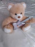 Beer met  gitaar en geluid, Ophalen of Verzenden, Zo goed als nieuw, Stoffen beer, Overige merken