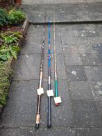 3 vishengels, Ophalen, Gebruikt, Vaste hengel