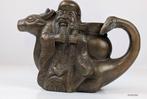 chinese man met pot brons, Antiek en Kunst, Kunst | Niet-Westerse kunst, Ophalen