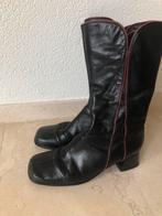 Gabor Laarzen - zwart met rode bies, stijlvol en comfortabel, Kleding | Dames, Schoenen, Ophalen of Verzenden, Gedragen, Zwart