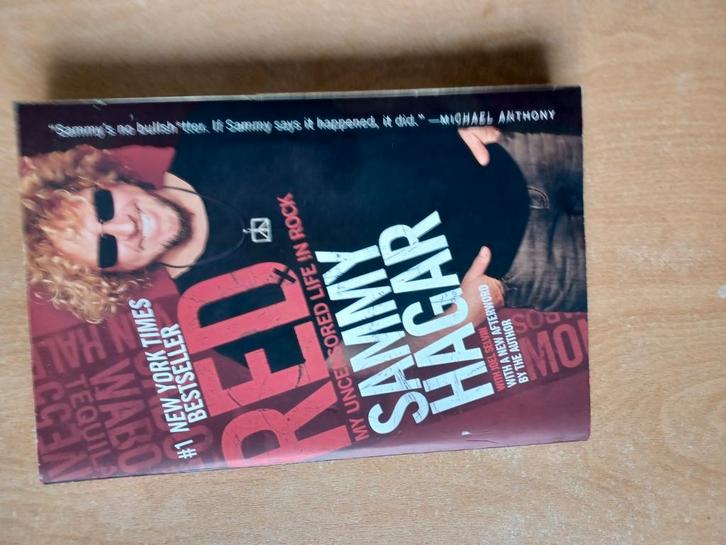 SAMMY HAGAR-RED  (autobiografie ex-zanger VAN  HALEN), Boeken, Muziek, Gelezen, Artiest, Ophalen