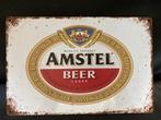 Amstel Bier bord 30 bij 20 metaal, Verzamelen, Merken en Reclamevoorwerpen, Ophalen of Verzenden, Zo goed als nieuw