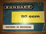 Zundapp 50 ccm handleiding instructieboekje Bediening Onderh, Ophalen of Verzenden