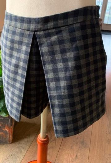 ZARA geruite blauw grijze short NIEUW maat M beschikbaar voor biedingen