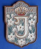 Porceleyne Fles Kroning Juliana Cloisonne F36-10 Koningshuis, Antiek en Kunst, Ophalen of Verzenden