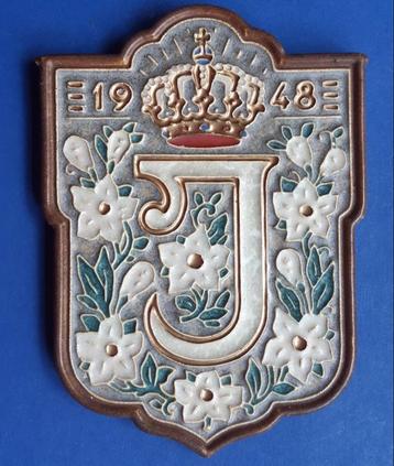 Porceleyne Fles Kroning Juliana Cloisonne F36-10 Koningshuis beschikbaar voor biedingen