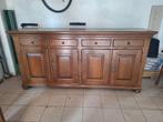 Dressoir donker eiken, Huis en Inrichting, Kasten | Dressoirs, Ophalen, Gebruikt, 50 tot 75 cm, 200 cm of meer