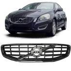 Grill Glans Zwart Chrome Voor Volvo S60 V60 Vanaf 2011 t/m 2, Auto diversen, Tuning en Styling, Verzenden