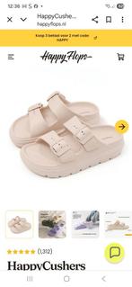 Happyflops slippers, Ophalen of Verzenden, Zo goed als nieuw, Zwart