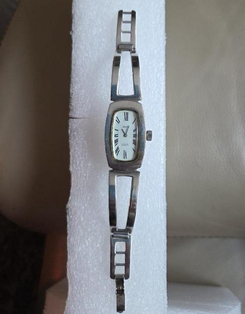 VINTAGE zilveren (925) horloge GEVEA 17 RUBIS INCABLOC, Sieraden, Tassen en Uiterlijk, Horloges | Dames, Gebruikt, Polshorloge