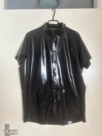 Blouse / Latex / Maat XXL, Verzenden, Zwart, Hemd