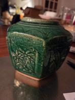 Shiwan gemberpot met bloemmotief, Ophalen