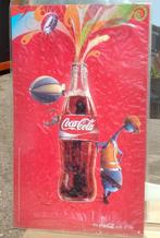 Coca Cola Reclame bord 30x50cm wegwerker, Nieuw, Reclamebord, Ophalen of Verzenden