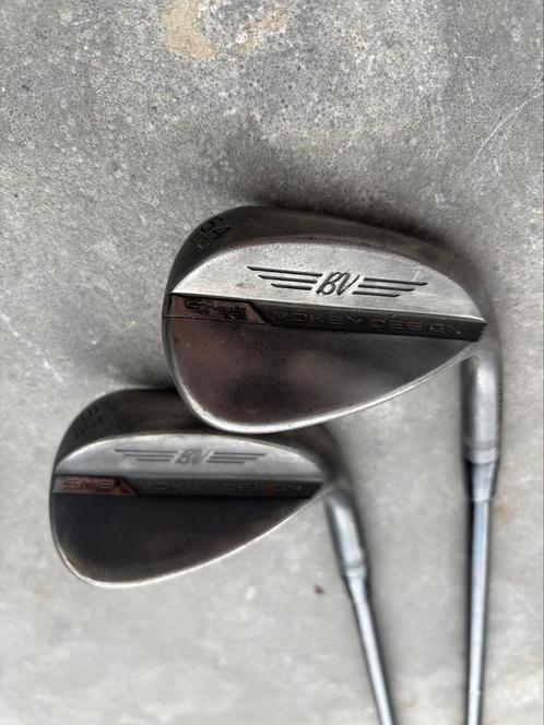 Titleist Vokey SM8 Wedges – 54 & 58 – Black Steel Shaft, Sport en Fitness, Golf, Zo goed als nieuw, Club, Overige merken, Ophalen of Verzenden