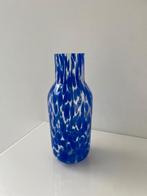 Mondgeblazen design karaf/vaas saffierblauw – uniek, Antiek en Kunst, Antiek | Glas en Kristal, Ophalen of Verzenden