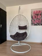 Hangstoel, Huis en Inrichting, Stoelen, Ophalen, Wit, Zo goed als nieuw, Metaal