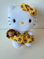 Knuffel Hello Kitty met aapje, safari 15 cm / Ty / 2013, Ophalen of Verzenden, Zo goed als nieuw, Poes