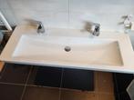 Villeroy & Boch Wastafel met 2 Kranen 129cm, Huis en Inrichting, Ophalen, Nieuw, 100 tot 150 cm, Wasbak of Wastafel