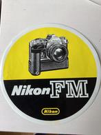 Grote sticker Nikon FM (fotografie), Verzamelen, Stickers, Merk, Zo goed als nieuw, Verzenden