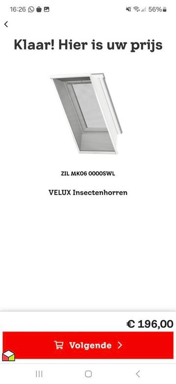 Velux insectenhor mk06 beschikbaar voor biedingen