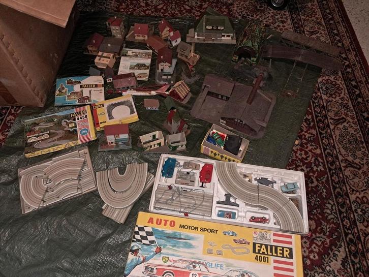 Verzameling faller 4001 a.m.s. w.germany diorama bouw, Hobby en Vrije tijd, Modelbouw | Figuren en Diorama's, Gebruikt, 1:50 of kleiner