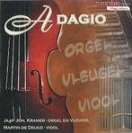 CD: Adagio - Jaap Joh. Kramer (orgel en vleugel) en Martin d, Ophalen of Verzenden, Zo goed als nieuw, Koren of Klassiek