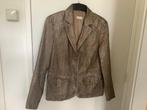 Leren jasje maat 40, echt Leder, bruin, Bonita, Kleding | Dames, Maat 38/40 (M), Bruin, Ophalen of Verzenden, Zo goed als nieuw