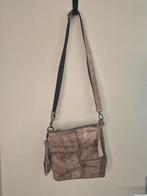 Hele mooie, leren tas te koop! Taupe/grijs. Bag2bag., Sieraden, Tassen en Uiterlijk, Tassen | Schoudertassen, Ophalen of Verzenden