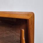 Dyrlund vintage jaren 60 Deens sideboard, wandmeubel vitrine, Ophalen, Met deur(en), 150 tot 200 cm, Dyrlund