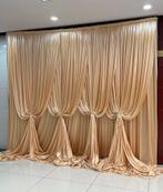 Stoffen backdrop te huur diverse kleuren/materialen, Hobby en Vrije tijd, Feestartikelen | Verhuur, Ophalen, Nieuw, Geboorte of Huwelijk